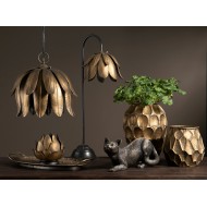 Donica Inca metalowa złota |  Wysyłka w 24h!