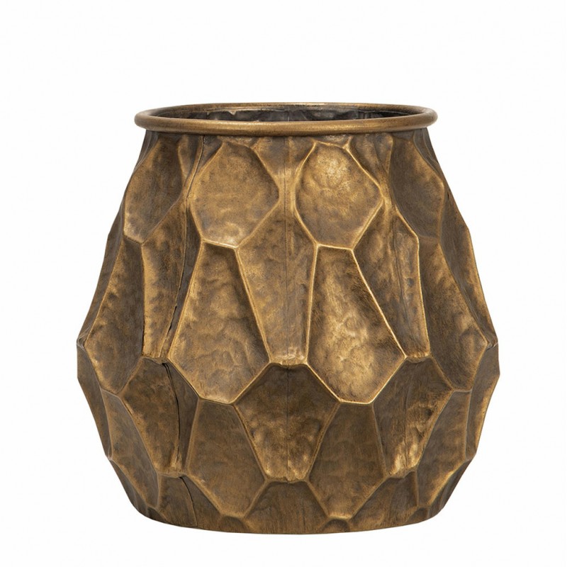 Donica Inca metalowa złota |  Wysyłka w 24h!