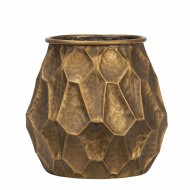 Donica Inca metalowa złota |  Wysyłka w 24h!