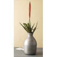 Wazon Bloom srebrny styl loft | Wysyłka w 24h!