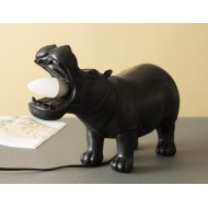 LAMPA HIPOPOTAM stołowa czarny mat