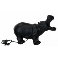 LAMPA HIPOPOTAM stołowa czarny mat