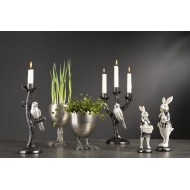 Donica Jajko srebrna metalowa |  Wysyłka w 24h!