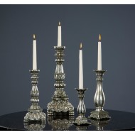 Świecznik retro vintage srebrny | Wysyłka w 24h!