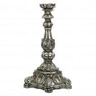 Świecznik retro vintage srebrny | Wysyłka w 24h!