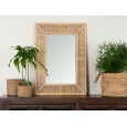 Lustro styl boho bambusowe prostokątne | Wysyłka w 24h!