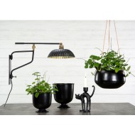 Osłonki metalowe czarne mat komplet 3 szt. dekoracyjne Pokal