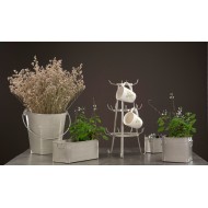 Donica Luke szara styl loft | Wysyłka w 24h!