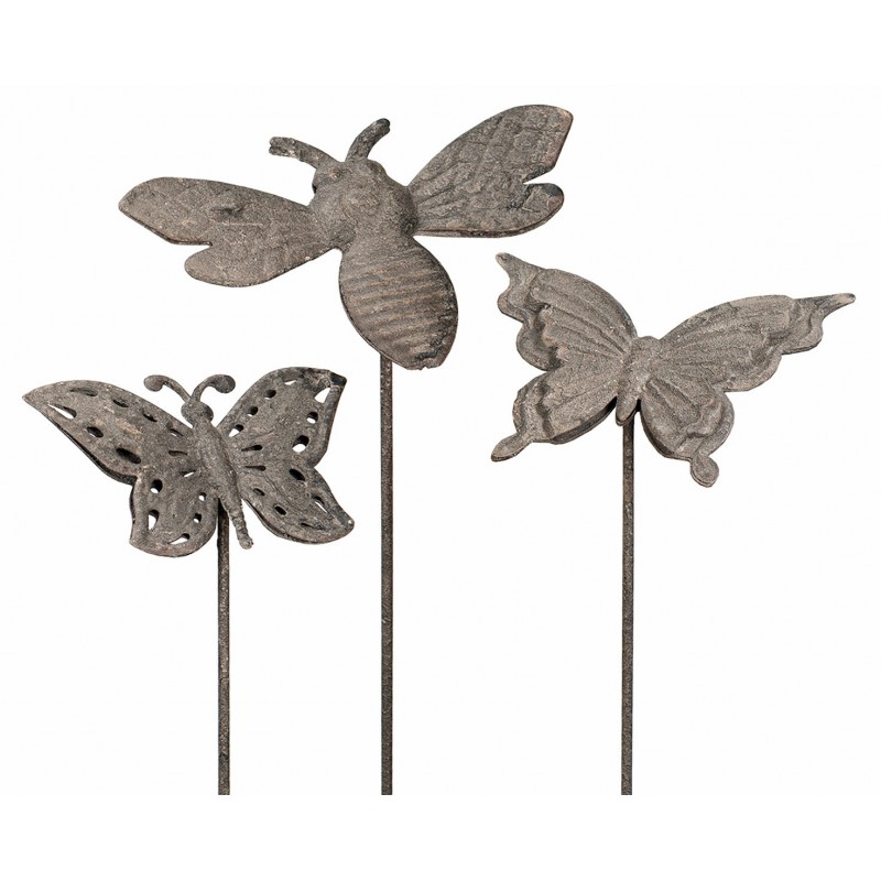 Dekoracja ogrodowa do wbicia w ziemię motyl pszczoła | Wysyłka w 24h!