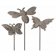 Dekoracja ogrodowa do wbicia w ziemię motyl pszczoła | Wysyłka w 24h!