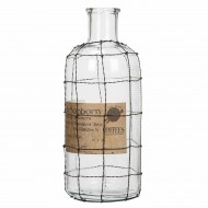 Wazon Butelka przezroczysty szklany | Wysyłka w 24h!