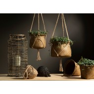 Donica Boho naturalna boho suszona trawa |  Wysyłka w 24h!