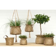 Donica Boho naturalna boho suszona trawa |  Wysyłka w 24h!