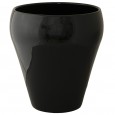 Donica Bella ceramiczna czarny połysk | Wysyłka w 24h!