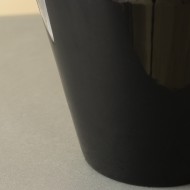 Donica Bella ceramiczna czarny połysk | Wysyłka w 24h!