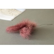 Pióro naturalne dekoracyjne różowe ze szpikulcem komplet