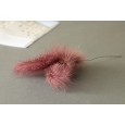 Pióro naturalne dekoracyjne różowe ze szpikulcem komplet
