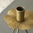 Świecznik Liść metalowy złoty | Wysyłka w 24h!