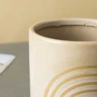 Donica Rainbow beżowa ceramika |  Wysyłka w 24h!