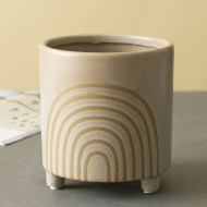 Donica Rainbow beżowa ceramika |  Wysyłka w 24h!