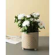 Donica Rainbow beżowa ceramika |  Wysyłka w 24h!