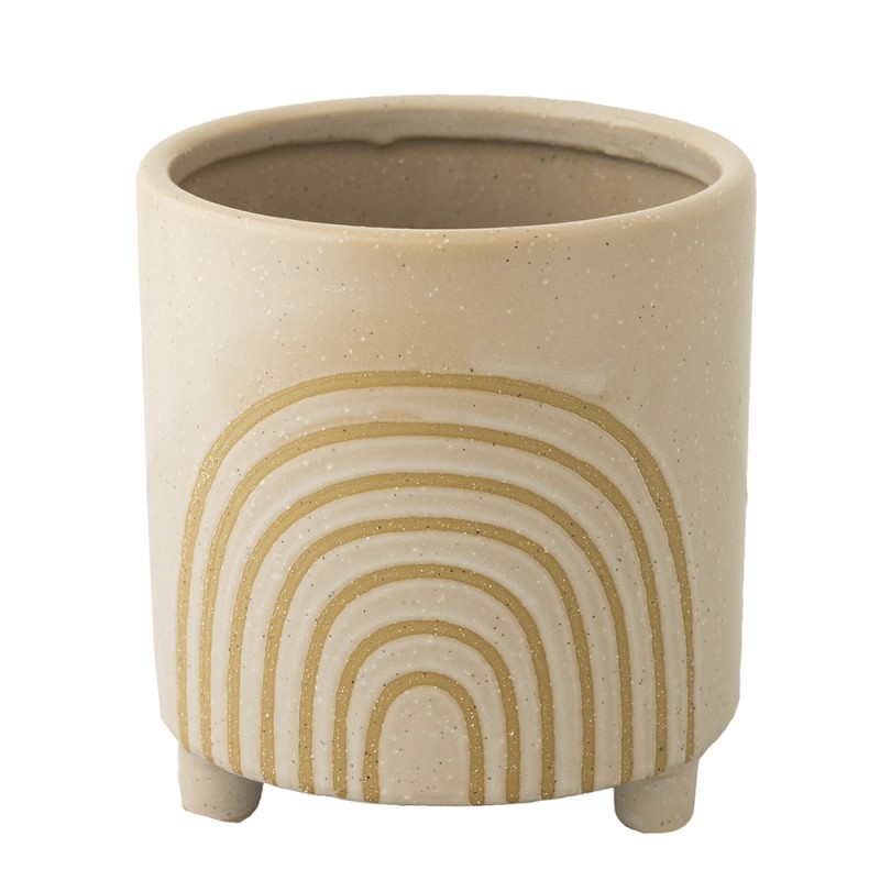 Donica Rainbow beżowa ceramika |  Wysyłka w 24h!