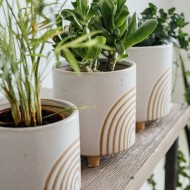 Donica Rainbow beżowa ceramika |  Wysyłka w 24h!