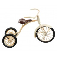 Figurka Rower metalowy biały | Wysyłka w 24h!