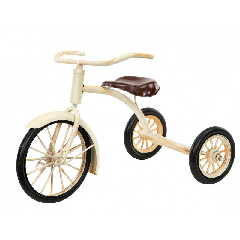 Figurka Rower metalowy biały | Wysyłka w 24h!