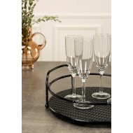 Taca metalowa czarny mat | Wysyłka w 24h