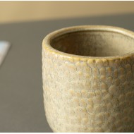 Donica Stim brązowa ceramiczna |  Wysyłka w 24h!