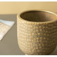 Donica Stim brązowa ceramika |  Wysyłka w 24h!