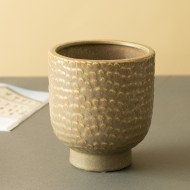 Donica Stim brązowa ceramika |  Wysyłka w 24h!