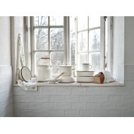 Kubek Emil emaliowany biały