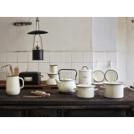 Kubek Emil emaliowany biały