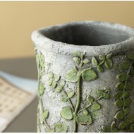 Donica dzbanek betonowy liście |  Wysyłka w 24h!
