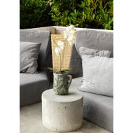 Donica dzbanek betonowy liście |  Wysyłka w 24h!