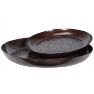 Taca metalowa brązowy połysk | Wysyłka w 24h