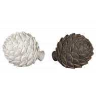 FIGURKA KARCZOCH biała / brązowa /2/