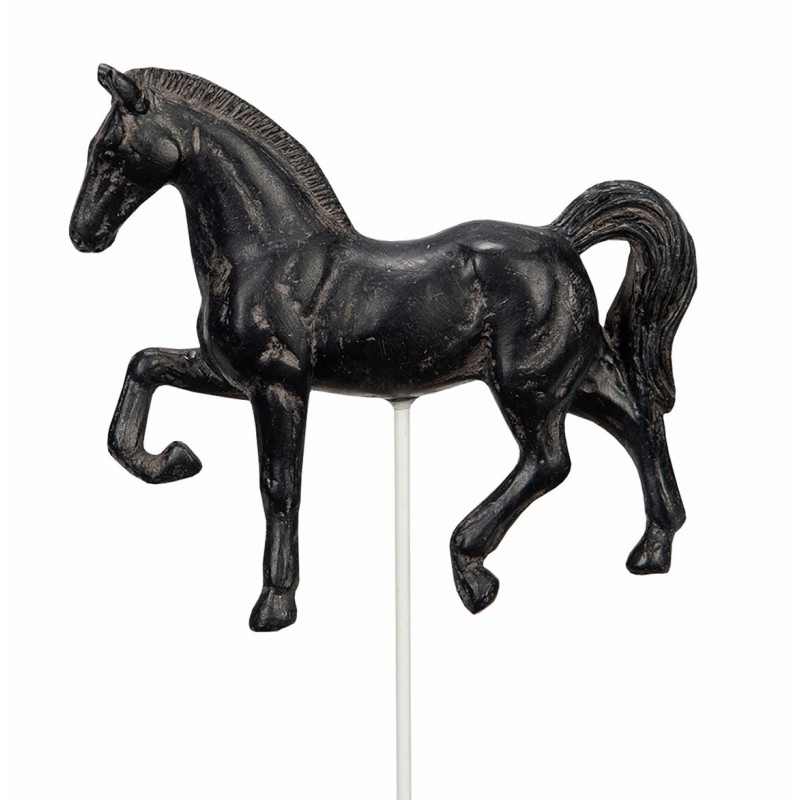 Ozdoba do doniczki koń czarna |  Wysyłka w 24h!