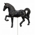 Ozdoba do doniczki koń czarna |  Wysyłka w 24h!