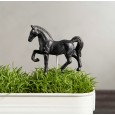 Ozdoba do doniczki koń czarna |  Wysyłka w 24h!