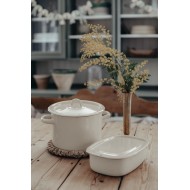 Garnek Emil emaliowany biały XL | Wysyłka w 24h!