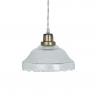 LAMPA GRETA szklany klosz śr. 21cm