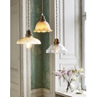 LAMPA GRETA szklany klosz śr. 21cm