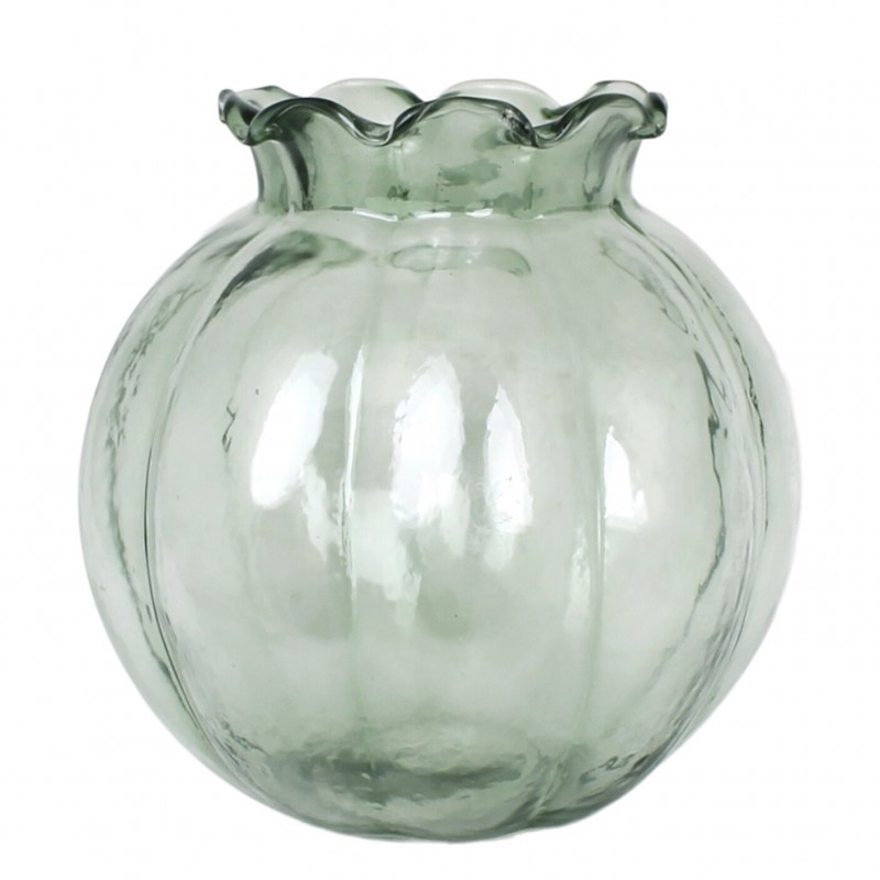 Wazon na kwiaty kształt kwiatu zielony  | Wysyłka w 24h!