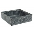 Doniczka kwadratowa z imitacją kamienia |  Wysyłka w 24h!