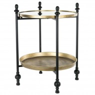 Stolik kawowy 2 blaty retro | Wysyłka w 24h!