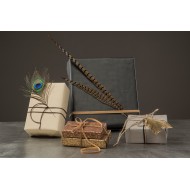 Pióro pawia ozdobne komplet | Wysyłka w 24h!