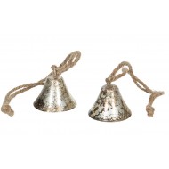 Dzwonki wiszące srebrne zawieszki